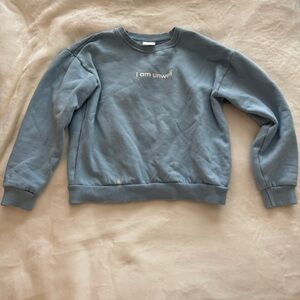 Unwell Light Blue Crewneck Sweatshirt